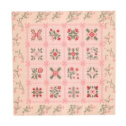 Pink Patchwork Rug / Blanket