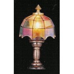 Tiffany Style Lamp - Multi-Coloured Shade