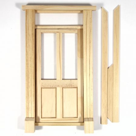 Glazed Shop Door for 1:12 Scale Dolls House