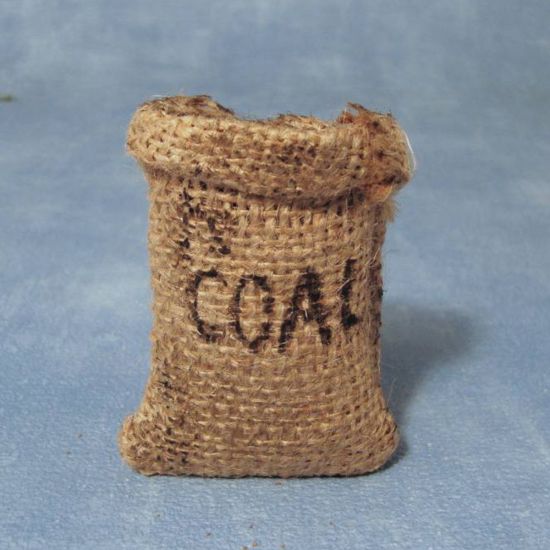 Large Open Sack of Coal