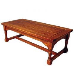 Refectory Table with Oak Finish