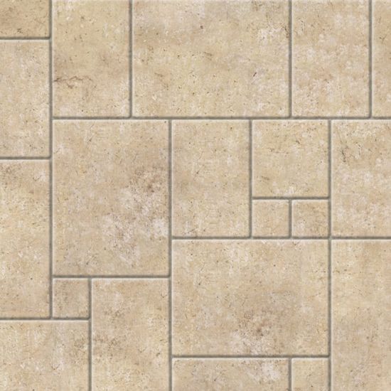 Embossed Limestone Flagstones Tile Sheet