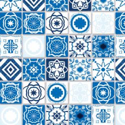 Embossed Mediterranean Tile Sheet