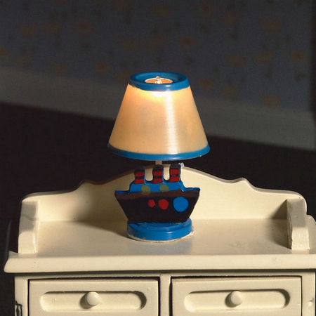 Blue Nursery Lamp