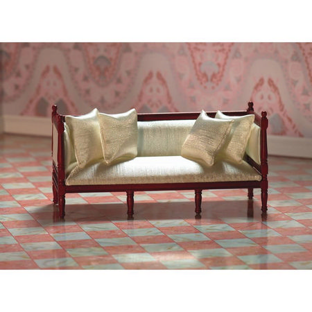 Cream Silk Louis XVI Sofa