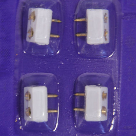Pack of 4 Tap In Plugs for Dolls House Wiring
