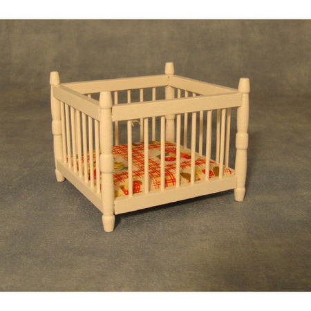 12th Scale Playpen - White