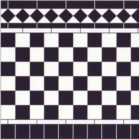 Black & White Wall Tile Sheet