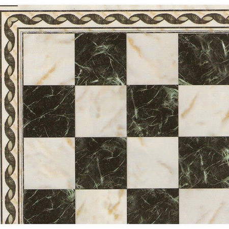 Black & White Marble Effect Tile Sheet - Gloss Card