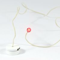 Red LED Fire Bulb - Plus Battery
