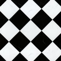Black & White Marble Floor Tile Paper.