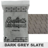 Realistic Brick Compound - Dark Grey / Slate