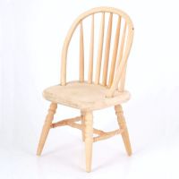 Spindle Back Chair - Plain Wood