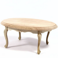 Oval Dining Table - Plain Wood