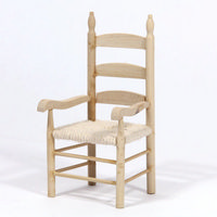 Rush Seat Chair - Plain Wood