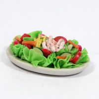 Large Ham Salad Platter for Dolls House