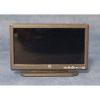 Black 42" Wide Screen TV for 1:12 scale dolls house