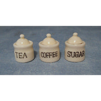 Glazed Tea Coffee & Sugar Pots