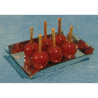 Miniature Toffee Apples on Tray