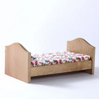 Childs Pine Single Bed for Dolls House