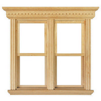 Opening Double Sash Window Frame - 1:12 Scale