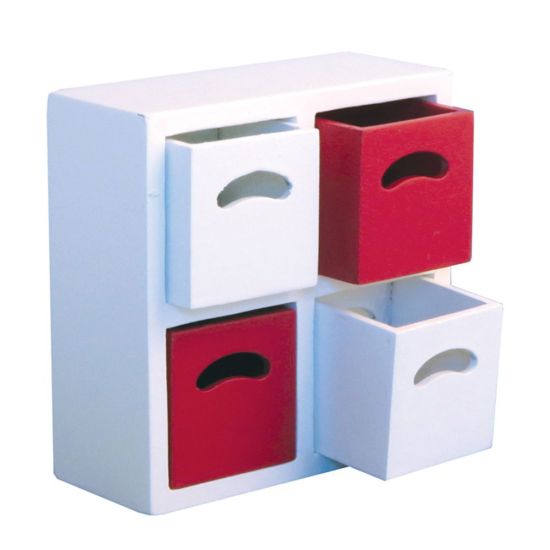 White Storage Unit 2 x 2 #2