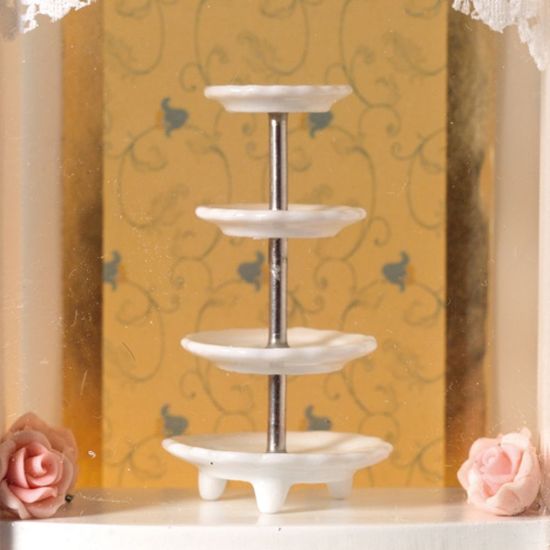 White 4-Tier Cake Stand