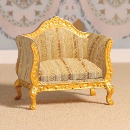 Gold & Silver Louis XV Armchair