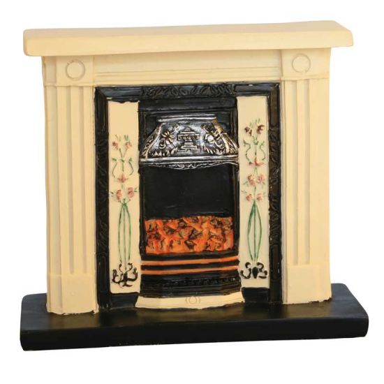 Tiled Fireplace