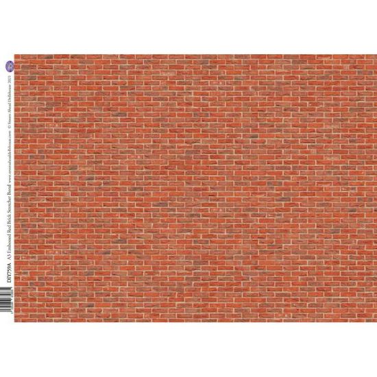 Embossed Red Brick Sheet #2