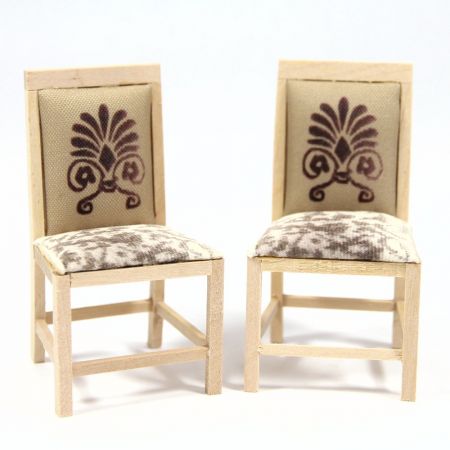 Dining Chairs x2 - Unfinished Wood