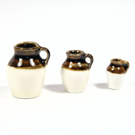 Stoneware Jugs x3