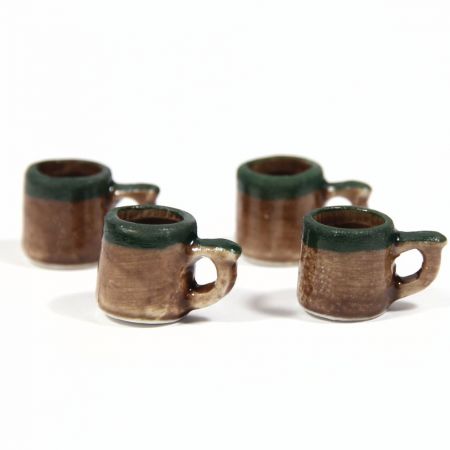 Stoneware Mugs x4