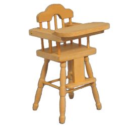 Highchair - Plain Wood