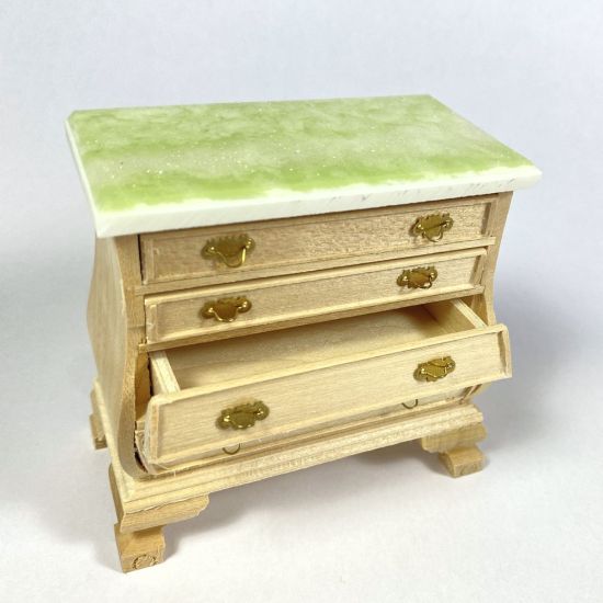 Chest of Drawers - 1:12 Scale - Plain Wood #2