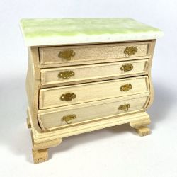 Chest of Drawers - 1:12 Scale - Plain Wood