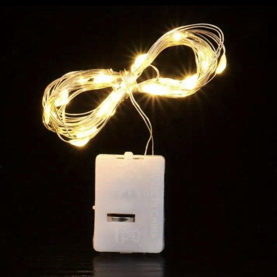 Battery Powered Warm White 10 Light String