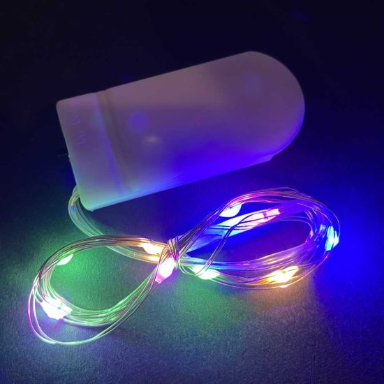 Battery Powered Multi-Colour 10 Light String