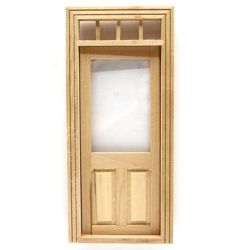 Glazed Shop Door for 1:12 Scale Dolls House