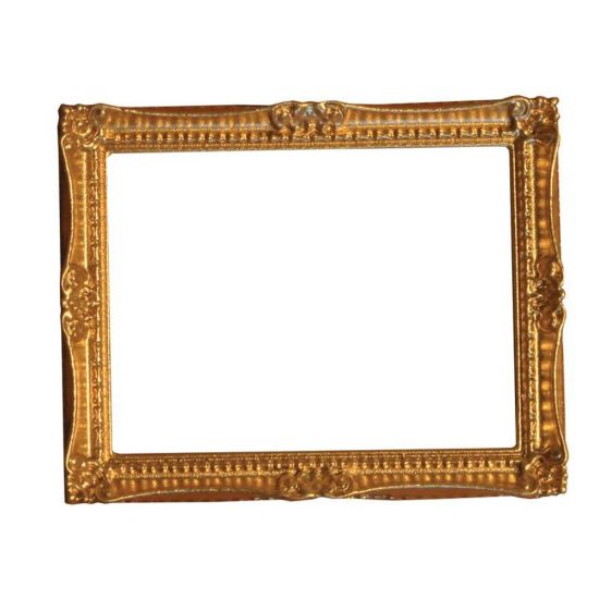 Medium Decorated Gold Picture Frame