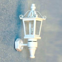 White Dolls House Coach Lamp