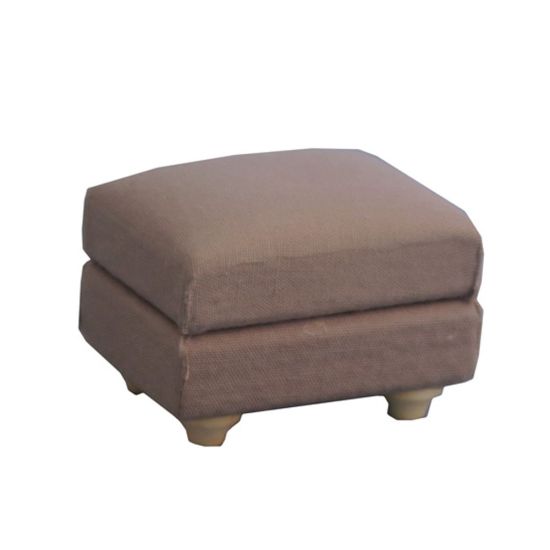 Grey Traditional Footstool