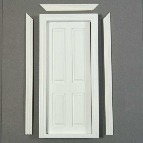 Interior Dolls House Door (White Painted)