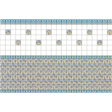 Blue & White Wall Tiles Sheet #2