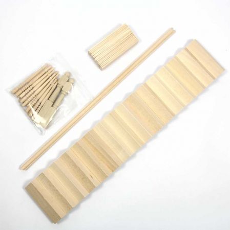 Straight Staircase Kit (Wood) - 1:12 scale *DAMAGED*