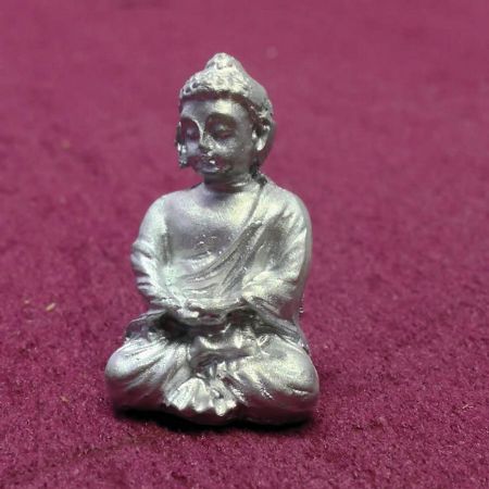 Silver Buddha Ornament