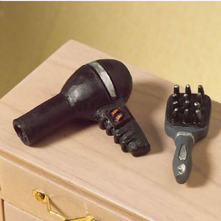 Hairdryer and Hairbrush