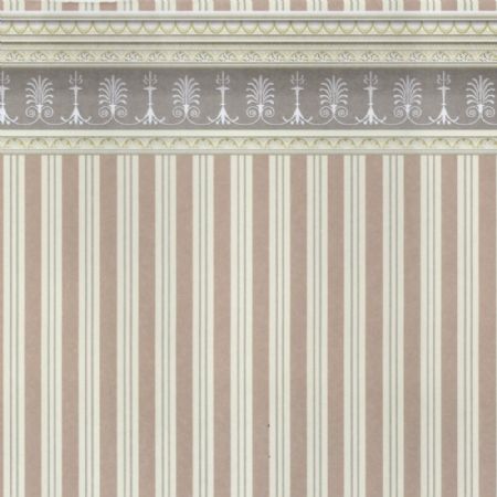 Heather Stripe Dolls House Wallpaper