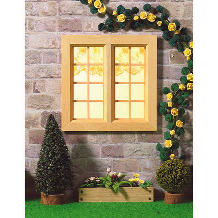 Cottage Wooden Window Medium