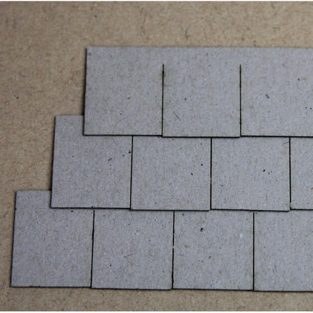 Dolls House Roof Tiles Strips 16mm x12 #4